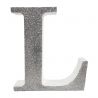 LETRA "L" DE 20 CM- EN PLATA