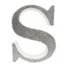LETRA "S" DE 20 CM- EN PLATA