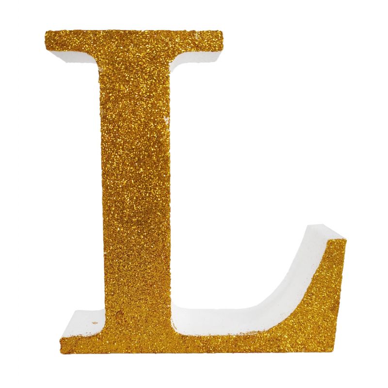 LETRA "L" DE 20 CM- EN ORO