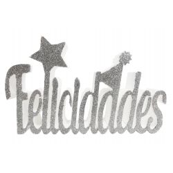 CORCHO FELICIDADES PLATA  28x30+4 cm-