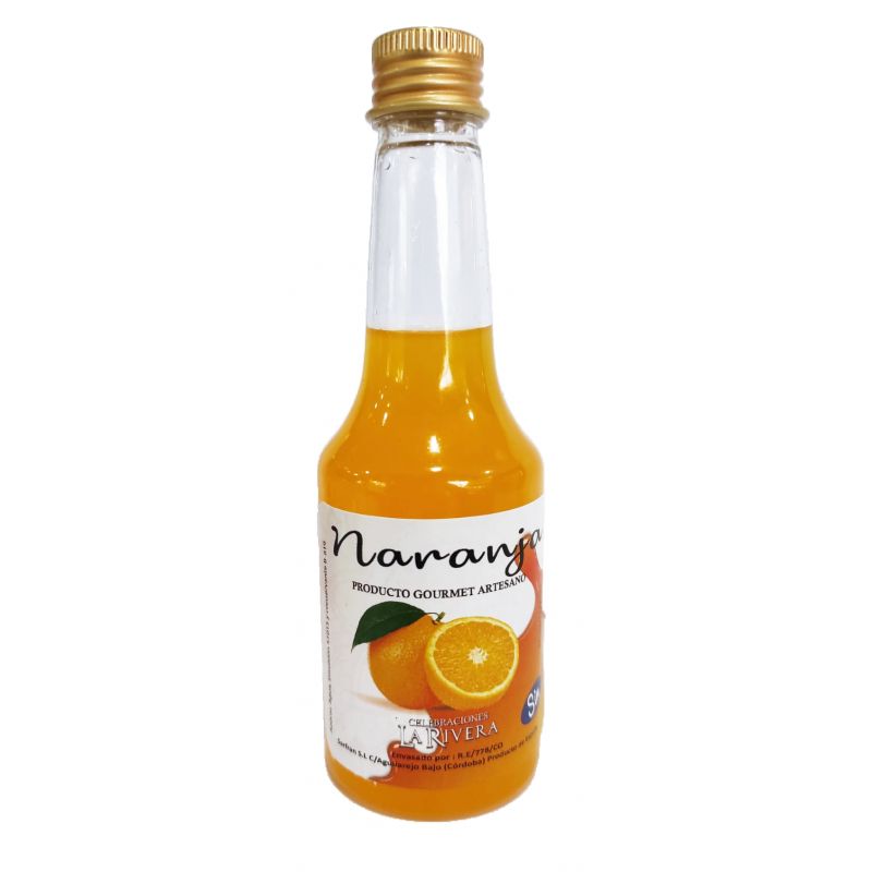 BOTELLA SEVILLA PLÁSTICO NARANJA SIN ALCOHOL 120ML