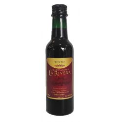 VINO TINTO BORDELESA PLASTICO 180 ML-