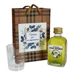 BOTELLA CRISTAL OSCURO MISTELA 100 ML