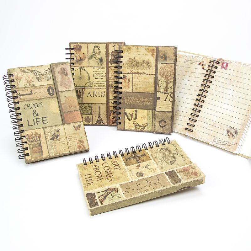 LIBRETA  VINTAGE SURT- 4 MOD-