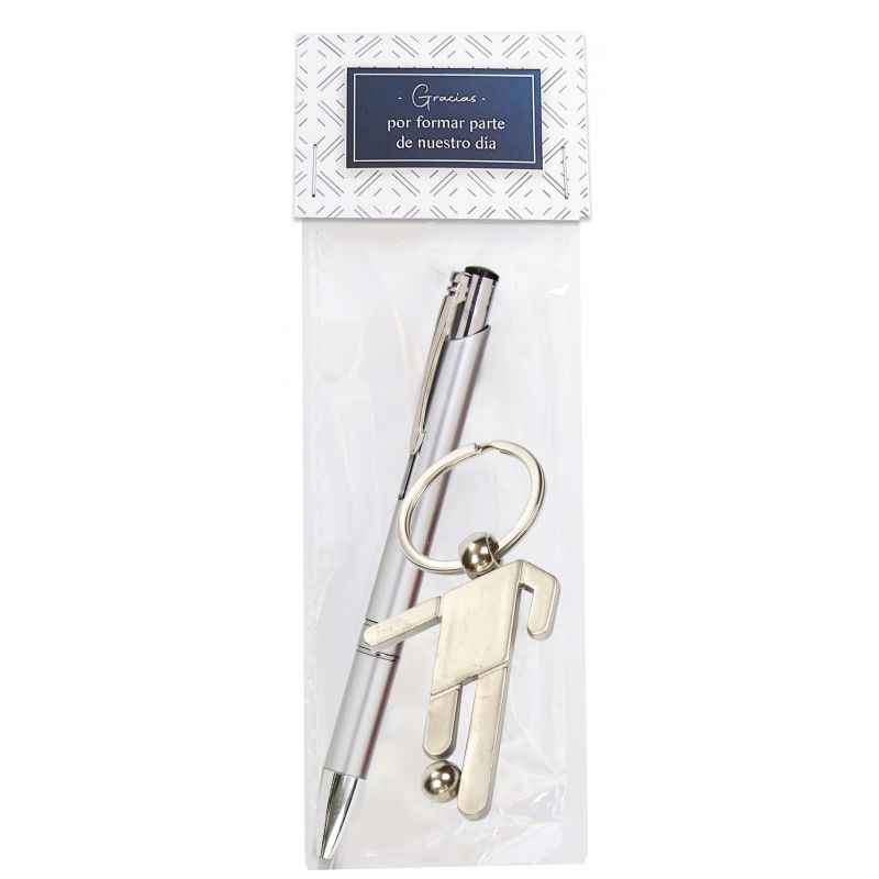 SACACORCHOS BOTELLA 17 CM CON PEG-