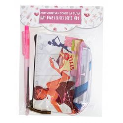 MONEDERO Y ESPEJO DE UNICORNIOS CON TARJETA PERSONALIZABLE Y CUERDA