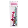 CONO ROSA CON 2 JABONES Y TARJETA DE BEBE