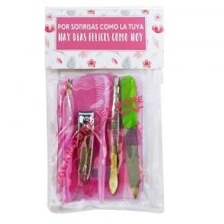 BOLSA ROSA DE COMPRA CON TARJETA
