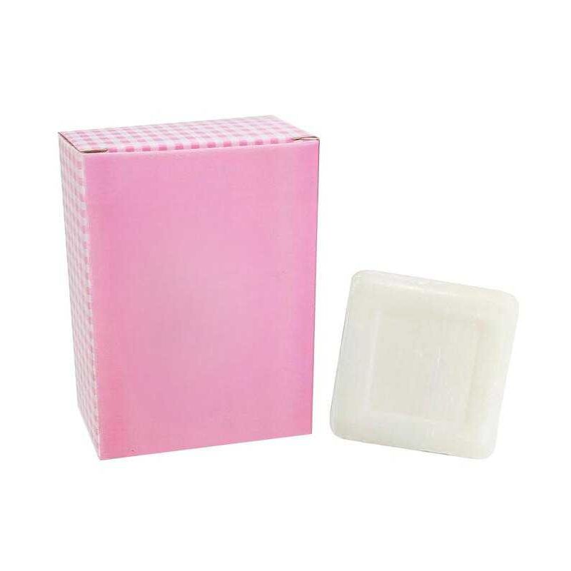 PACK DE PULSERAS CARITA FELIZ EN CAJA ROSA CON JABÓN