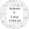 PLIEGO TARJETA REDONDA OSO ROSA 20 UD-