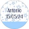PLIEGO TARJETA REDONDA GRACIAS POR COMPARTIR 20 UD-