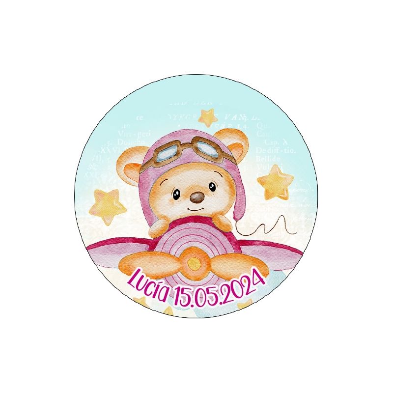 PLIEGO TARJETA REDONDA DE BESO 20 UD-