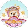 PLIEGO TARJETA REDONDA DE BESO 20 UD-