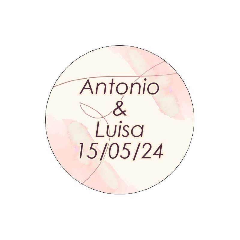 PLIEGO DE TARJETA 20 UND REDONDA PERSONALIZABLE UNICORNIO