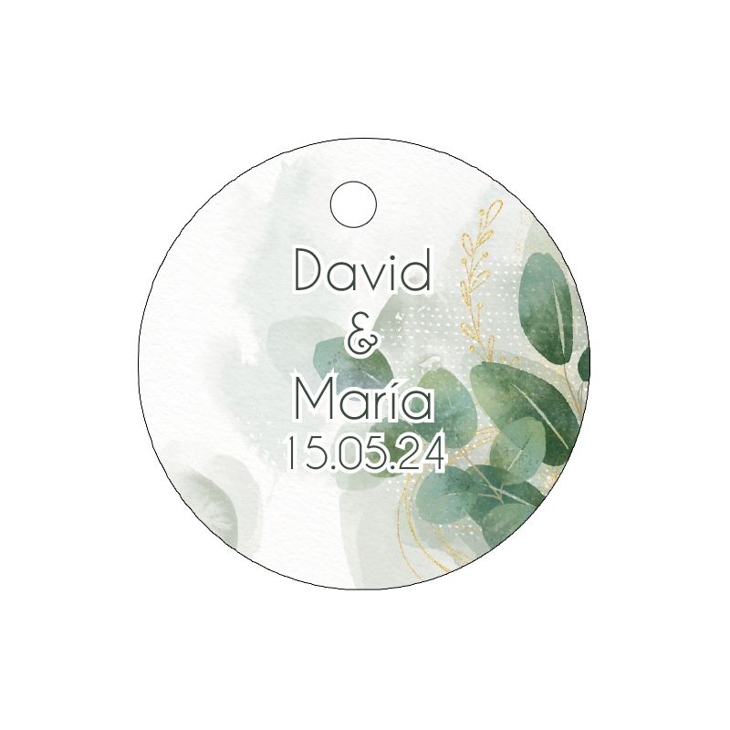 PLIEGO DE TARJETAS 20 UNDS PERSONALIZABLES 4,2CM DIÁMETRO                                           