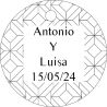 PLIEGO DE TARJETAS 20 UNDS PERSONALIZABLES 4,2CM DIÁMETRO                                           