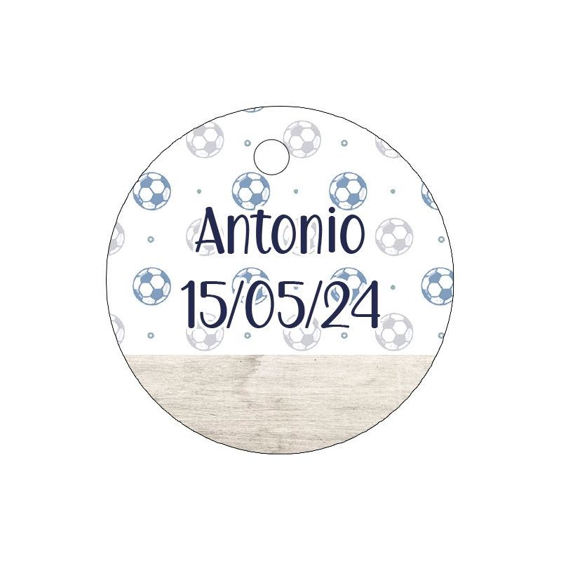 PLIEGO DE TARJETAS 20 UNDS PERSONALIZABLES 4,2CM DIÁMETRO                                           